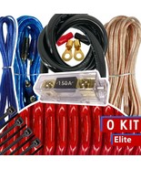 Audiotek 0 Gauge Amp Kit Amplifier Install Wiring Complete 0 Ga Wire 500... - $76.99