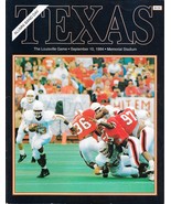 Sept. 10, 1994 TEXAS LONGHORNS vs. LOUISVILLE CARDINALs Football Game Pr... - £10.58 GBP