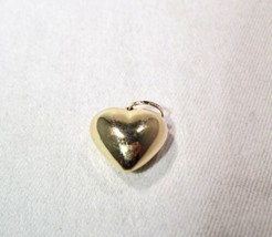 14K Michael Anthony Puffy Heart Yellow Gold Pendant Charm K387 - £117.91 GBP