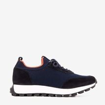 The Berlin Navy Suede Leather Men Sneaker image 2