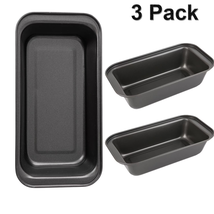 Loaf Pan, 3-Piece Nonstick Bread Pan for Baking, 8X4 in Carbon Steel Bre... - $37.38