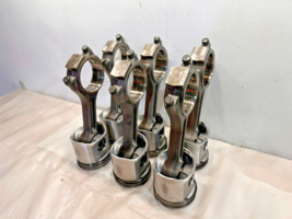 SET of 6 JOHN DEERE 6068 RE55512  RE509540 RE505102 with Connecting Rod ... - $1,050.00