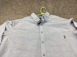 Eddie Bauer Dress Shirt Mens X-Large Classic Fit Pinstripes Button Up - $17.81