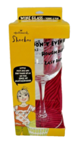 Hallmark Shoebox Motherhood Pick Me Up Plastic Wine Glass New - £7.41 GBP