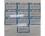 Lot Of (10) Mage Knight 2.0 Unpunched Domain Cards D-011 - D-020 - $19.59