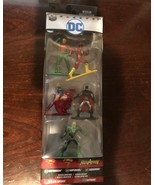 Die Cast Metal &quot;Justice League&quot; figures DC Nano Metal Fig. Opened No Sup... - £6.80 GBP