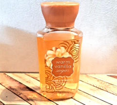 Bath and Body Works Warm Vanilla Sugar Shower Gel Shea Vitamin E 3 oz New - £6.86 GBP