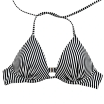 Shade &amp; Shore ~ Push Up ~ Lined Bikini Top ~ Stripe ~ Women&#39;s Size 34DD - £17.60 GBP