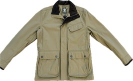 Timberland Men&#39;s British Khaki Full Zip Waterproof Jacket Size S, 6134J-918 - £64.73 GBP