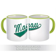 Macau : Gift Mug Flag Varsity Script Baseball Beisbol Country Pride Macanese - £12.63 GBP