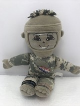 Camo Doll Military Army Give Hugs To Go Huggee Miss You Plush Photo Fra... - $153.93 MXN
