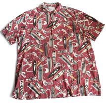 Reyn Spooner x Alfred Shaheen Hawaiian Shirt Sz XL Vintage Longboards Su... - $29.65