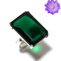 Chrome Diopside Gemstone 925 Sterling Silver Ring Handmade Jewelry All Size - £7.34 GBP