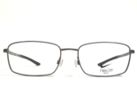Nike Eyeglasses Frames 4283 071 Gray Black Flexon Bridge Rectangular 58-... - £90.89 GBP
