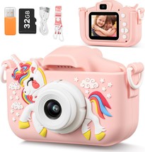 Kids Camera Toys for Ages 2 7 Girls 3 4 5 6 7 8 9 Year Old Girl Birthday Gifts E - £45.03 GBP