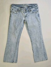 VTG Y2K 90s American Eagle Jeans AE Artist Low Rise Flare 6 (29x28.5) Li... - $17.16