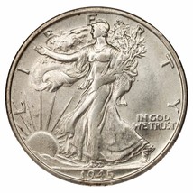 1945-S Argent Marche Liberty 50C (Choix Bu État) Complet Excellent État Luster - $70.93