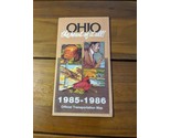 Ohio The Heart Of It All 1985-1986 Official Transportation Map - £21.74 GBP