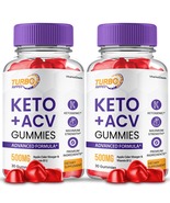 Turbo Ripped ACV Keto Gummies with B12 and Superfoods Formula 2 Pack - $1,023.60 MXN