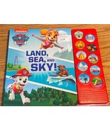 Paw Patrol Land, Sea, and Sky 10-Button Sound Book by PI Kids Nickelodeo... - $6.14 CAD