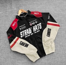 Straw Hats RS Jacket, Unisex, Oversize, Black &amp; White - $55.20