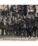 78th Division American Army Boxing Champions Boxer Soldier WWI Postcard - £13.33 GBP