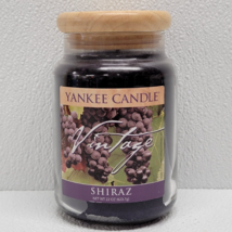 Yankee Candle Vintage - SHIRAZ Grape Wood Top 22oz Jar Retired - New - £50.00 GBP
