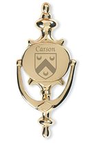 Carson Irish Coat of Arms Brass Door Knocker - $48.00