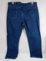 Rustler Men&#39;s Distressed 100% Cotton Bootcut Jeans Size 40x30 - $19.39