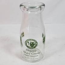 Vintage Milk Bottle Glass Brookside Farm Dairy 5.5 Inch Heavy Cream NO LID - $16.83