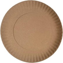6&quot; inch Disposable Brown Kraft Paper Pizza Plates 600pcs - £21.88 GBP