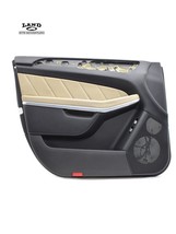 Mercedes X166 GL/ML-CLASS DRIVER/LEFT Front Leather Door Panel Cover BLACK/TAN - £116.84 GBP