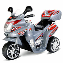 3 Wheel Kids Ride On Motorcycle 6V Battery Powered Electric Toy Power Bi... - £100.40 GBP