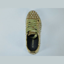 Mens Fancy Shoes By FIESSO AURELIO GARCIA, Spikes Rhine stones 2413 Gold image 7