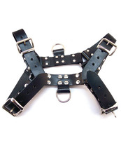 Rouge Over The Head Large Harness - Black - £85.47 GBP