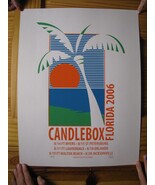 Candlebox Poster Concert Florida 2006 Beach Palm Tree Sand - $125.81 CAD