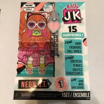 New Lol Surprise J.K. Series 1 Neon Qt Mini Fashion Doll w/ 15 Surprises - £12.33 GBP
