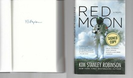 Red Moon SIGNED Kim Stanley Robinson NOT Personalized! 1ST ED Hardcover 2018 - £21.86 GBP