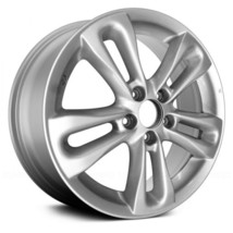 Wheel For 06-08 Honda Civic 17x7 Alloy 5 Double Spoke 5-114.3mm Argent O... - $345.26