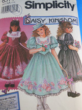 Simplicity 8314 Daisy Kingdom  Child Girl&#39;s dress Sz 7 8 10 UNCUT FFold - £5.44 GBP