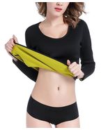 ValentinA Womens Neoprene Body Shaper Slimming T-shirt Black Size XXL - $279.30 MXN