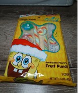 SPONGEBOB SQUAREPANTS Curly Candy Canes- 3 Ct Pack- FRUIT PUNCH - $468.13 MXN