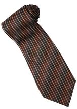 EBR8 Brown Khaki Black Necktie - $19.99