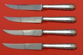 Candlelight by Towle Sterling Silver Steak Knife Set 4pc HHWS Custom 8 1/2&quot; - £230.65 GBP