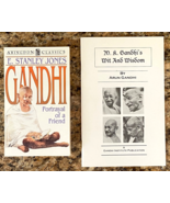 Lot of 2 - Arun Gandhi/M.K Gandhi&#39;s Wit and Wisdom-Stanley/Portrayal of ... - $262.89 MXN