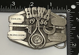 HCWA Belt Buckle Hesston Kansas Tooling Inspection Engineering Mechanic ... - £16.52 GBP
