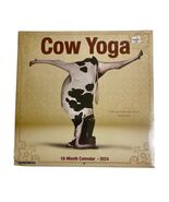 Cow Yoga Wall Calendar NOS Sealed 2024 18 Months Photos Art Crafts 12&quot; x... - €8,48 EUR