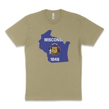 Wisconsin State Flag T-Shirt - £19.75 GBP