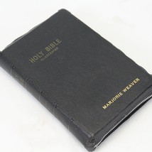Holy Bible KJV Red Letter Self Pronouncing Illustrated Zipper Cover World Pub - £16.92 GBP