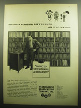 1957 Westinghouse Broadcasting Company Ad - There's a sound difference on WBC  - $18.49